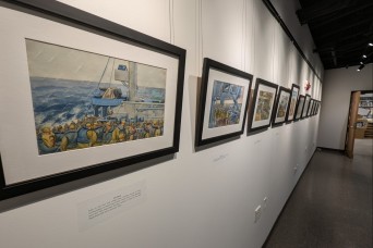Fort Drum museum unveils exhibit showcasing WWII veteran’s artwork