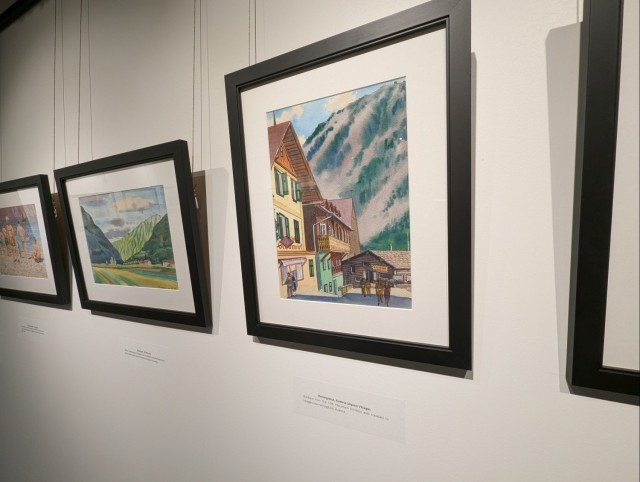 Fort Drum museum unveils exhibit showcasing WWII veteran’s artwork