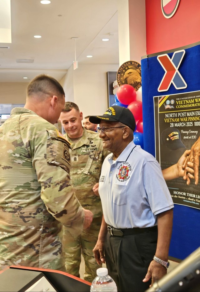 Vietnam Veterans honored at pin ceremony on Fort Bragg