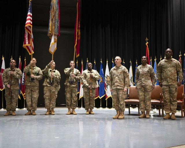 The April 2, 2025, ceremony that marked the passing of responsibilities from TACOM Command Sgt. Maj. Kendra St Helen to Command Sgt. Major Kofie Primus was filled with Army symbolism and tradition.