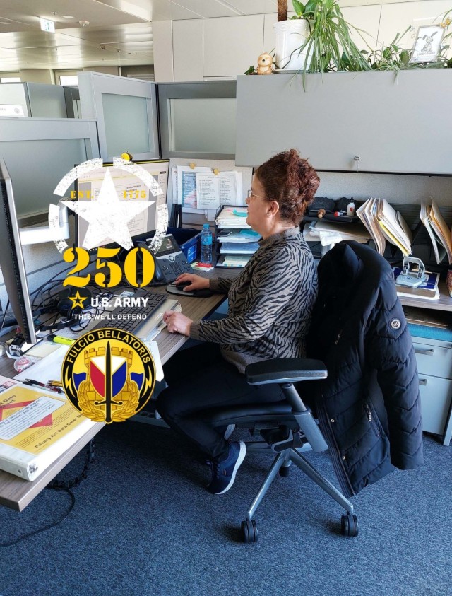 LRC Wiesbaden employee fluent in 4 languages proud to be Army LN on its 250th birthday
