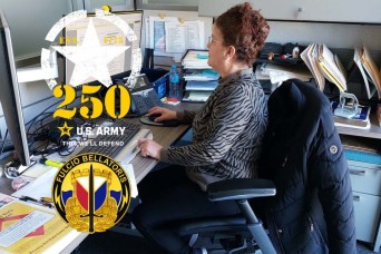 LRC Wiesbaden LN fluent in 4 languages proud to be with Army on its 250th birthday