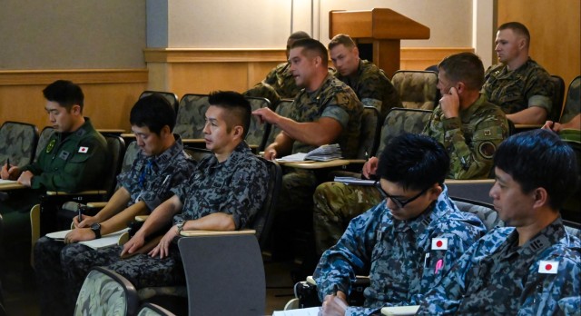 Brig. Gen. Patrick Costello speaks at IAMD MIX 25