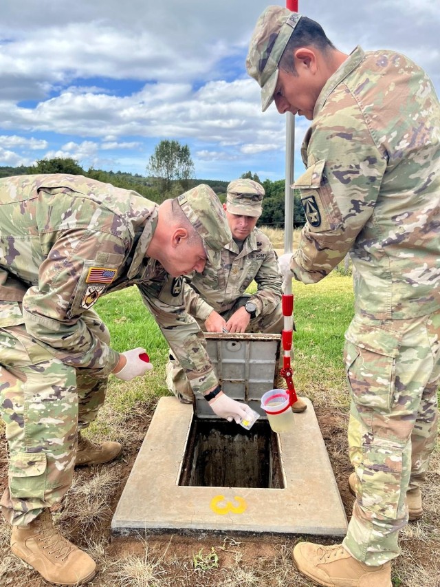 Waste water collection at the Counter Insurgency, Terrorism, and Stability Operations Center during Exercise Justified Accord.