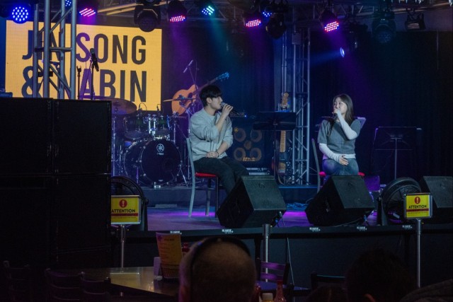 Korean duo performs at Car and Bike show
