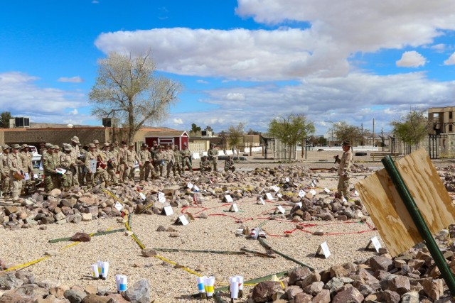 Figure 2. 11th ACR Conducting a Combined Arms Rehearsal Prior to Deployment