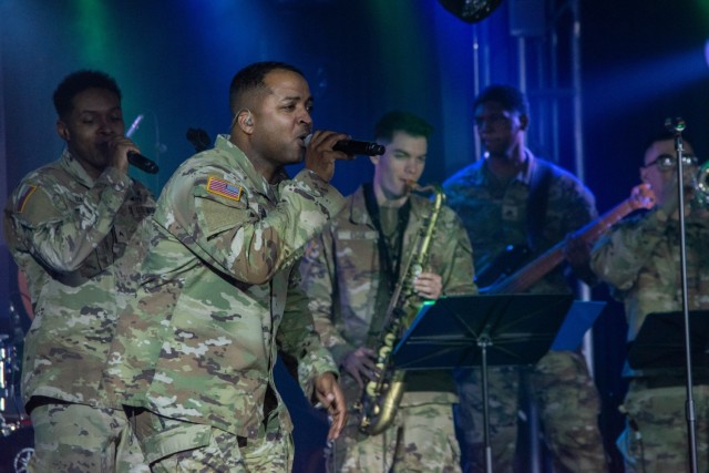 8th Army Band performs at the Car and Bike show