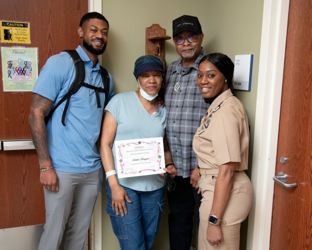 BAMC cancer patient celebrates two big events in one day