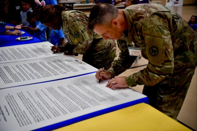 Fort Buchanan and the Local Community Unite to Protect Military Children