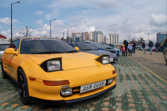 Car on display at the Car and Bike show