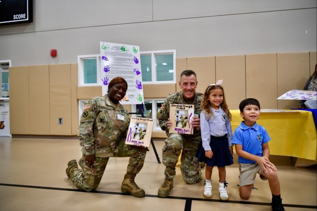 Fort Buchanan and the Local Community Unite to Protect Military Children