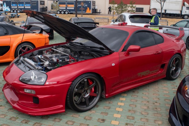 Car on display at the Car and Bike show