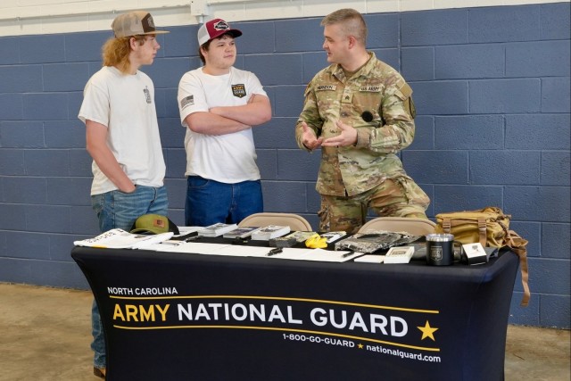 North Carolina National Guard Hosts GuardX Recruiting Event in Salisbury