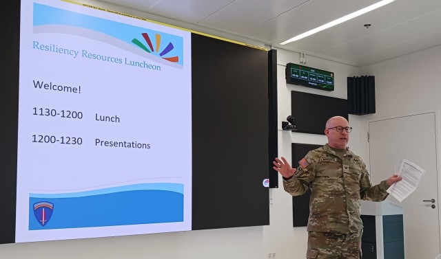 Chaplain (COL) Andrew Lawrence, IMCOM-E Command Chaplain, explains the need for healthy coping strategies and the local programs available to help.