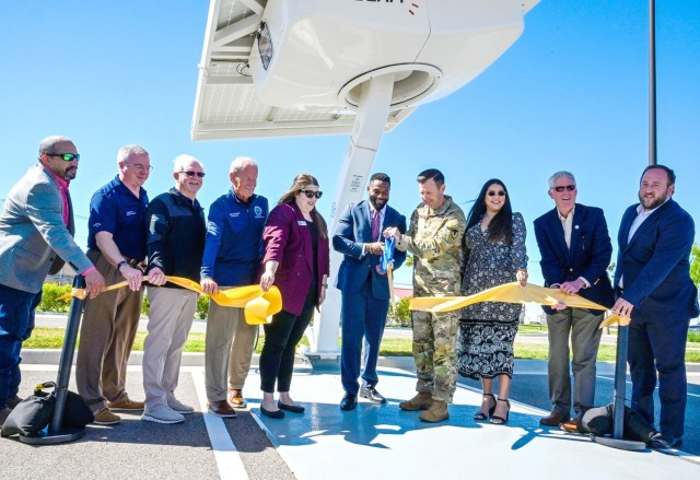 CCAD HOLDS RIBBON CUTTING FOR  ELECTRIC VEHICLE SOLAR CHARGING STATION