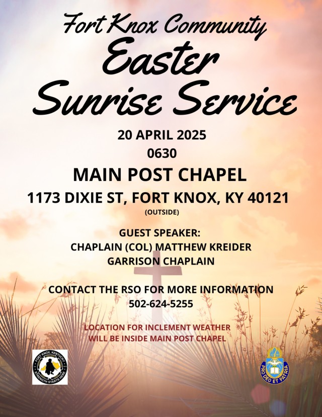 Easter Sunrise Service Flyer