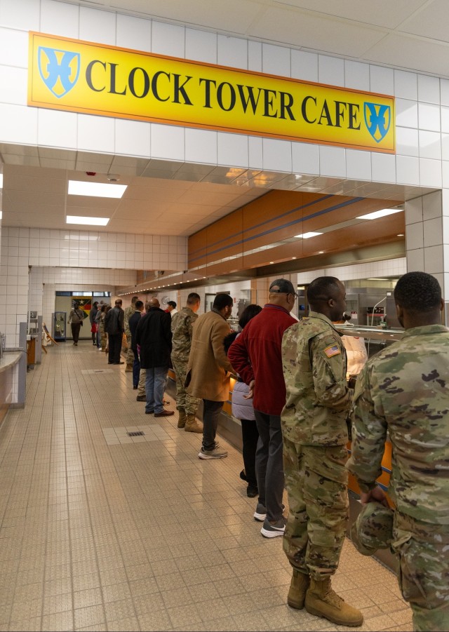 Sustaining the warfighter: food operations resume at Kleber Kaserne DFAC