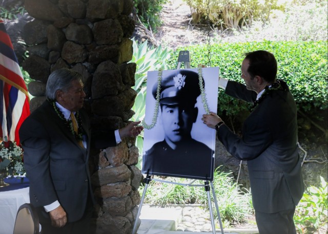 Medal of Honor Presented to WWII Hero Capt. Francis Brown Wai Family