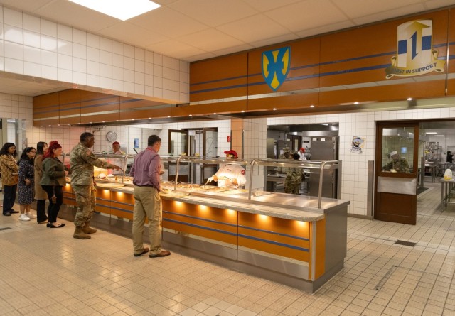 Sustaining the warfighter: food operations resume at Kleber Kaserne DFAC