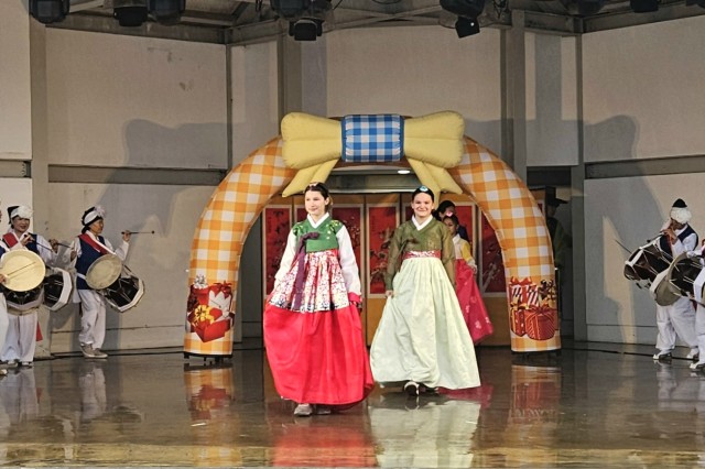 American, Korean students don hanboks on the catwalk