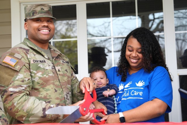 Fort Meade Welcomes New Family Child Care Home with Ribbon-Cutting Ceremony