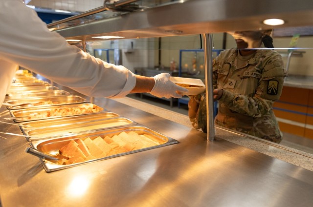 Sustaining the warfighter: food operations resume at Kleber Kaserne DFAC