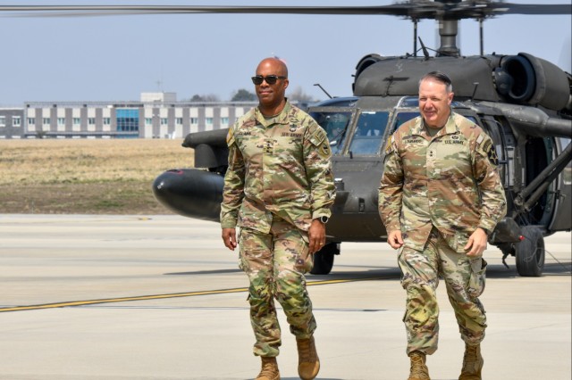 General Clark Tours Camp Humphreys Installation