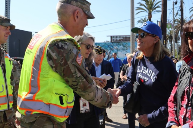 Flag planting ceremony in Pacific Palisades honors wildfire recovery and community resiliency