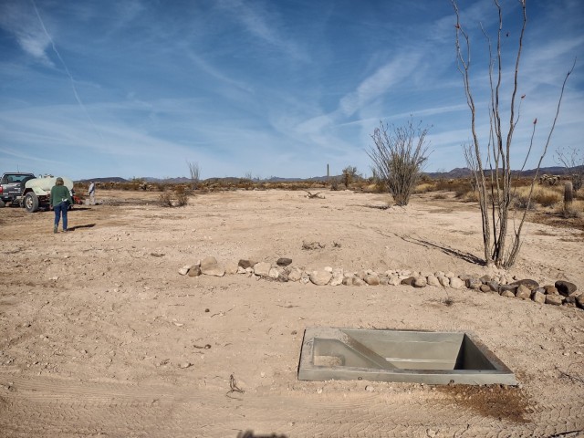 The wildlife drinker associated with the Red Raven Tank is meant specifically to help the Sonoran pronghorn continue its remarkable recovery efforts. “The shallow 26-inch trough will allow pronghorn to step in for a drink while still scanning...