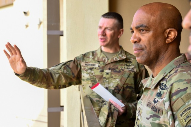 General Clark Tours Camp Humphreys Installation