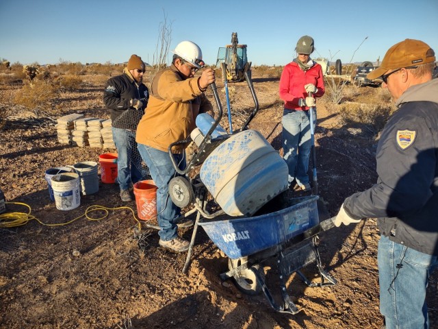 U.S. Army Yuma Proving Ground (YPG) personnel joined up with the Arizona Department of Game and Fish and a team of volunteers to build a new water catchment in one of the most remote locales in the far eastern part of YPG’s vast ranges. Dubbed...