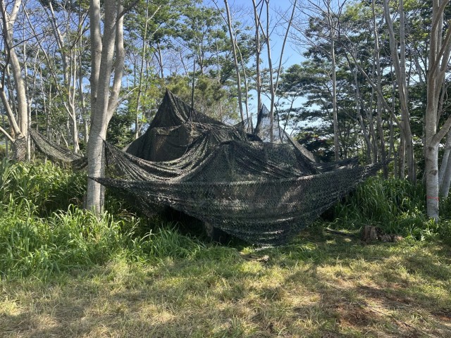 Red Cluster C2 node, a M1087 Expando Van, is established in an area offering maximum concealment during Na Koa Fleek 2024, the brigade level training before JPMRC 25, Schofield Barracks, June 7, 2024.