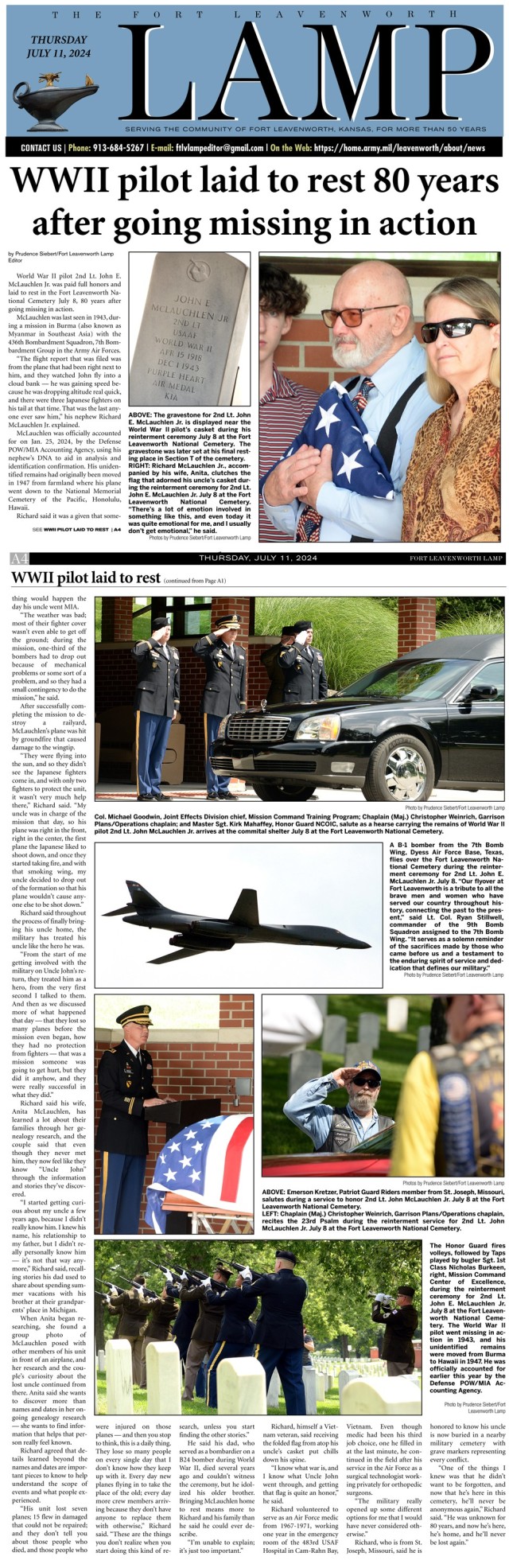 First place: Best Story/Picture Combination...