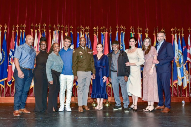 MICC commander pins general officer rank