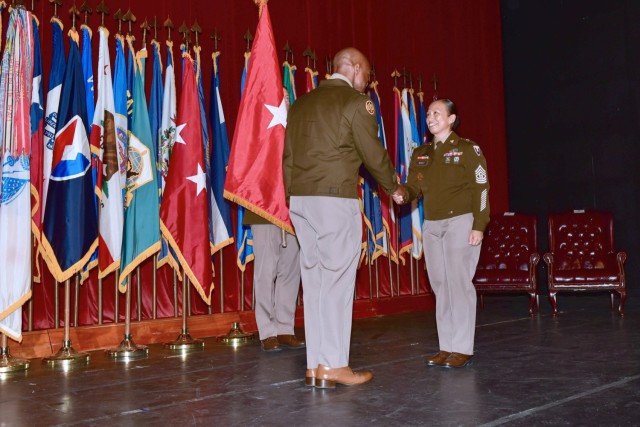 MICC commander pins general officer rank