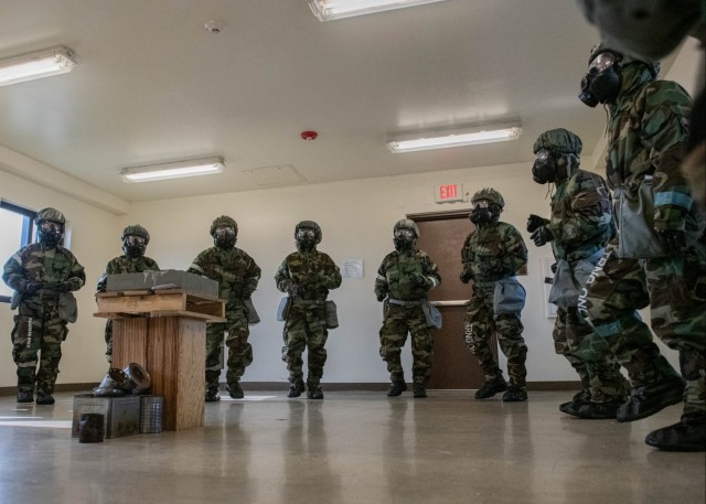 Korean Service Corps, 22nd Company Gears Up with Intensive CBRNE Readiness training