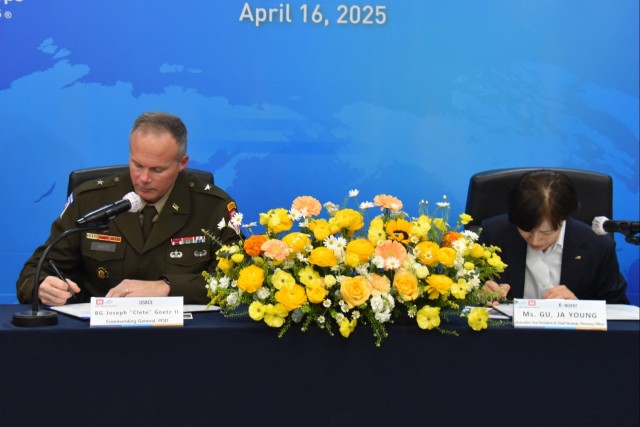 USACE, K-water renew Memorandum of Understanding to continue exchanges between the two agencies