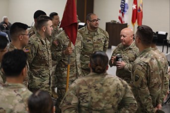 U.S. Army Reserve holds deployment ceremony