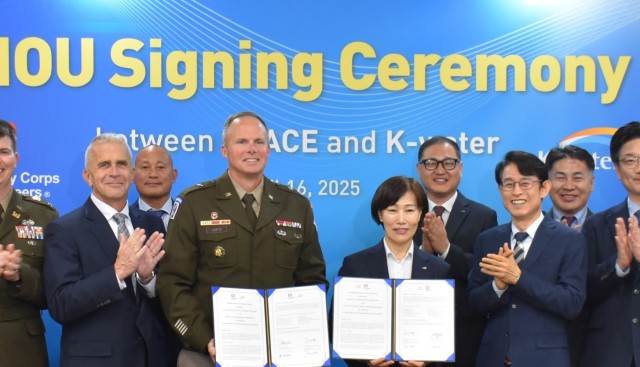 USACE, K-water renew Memorandum of Understanding to continue exchanges between the two agencies