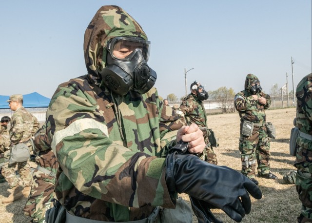 Korean Service Corps, 22nd Company Gears Up with Intensive CBRNE Readiness training