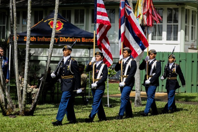 The State of Hawaii and USARPAC Commemorates the history of the Battle of Lexington And Concord