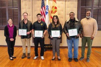 Fort Hamilton Recognizes Outstanding Staff at Quarterly Awards Ceremony