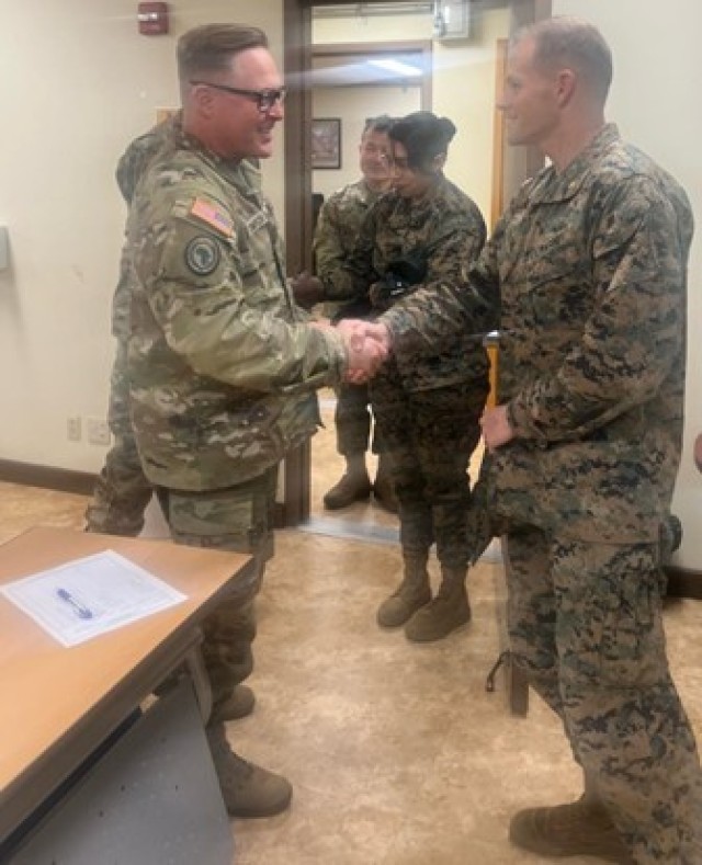 906th Contracting Battalion (CBn) teach, 125th FIBN and the 3d MLG