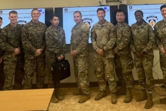 906th Contracting Battalion (CBn) partnered with 125th Finance Battalion to train 3d Marine Logistic Group (MLG) on Field Ordering Officer and Paying Agent mission