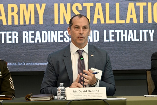 Mr. Dentino, Deputy Assistant Secretary of the Army for Energy and Sustainability in the Office of the Assistant Secretary of the Army for Installations, Installations Housing and Partnerships