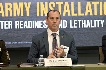Mr. Dentino, Deputy Assistant Secretary of the Army for Energy and Sustainability in the Office of the Assistant Secretary of the Army for Installations, Installations Housing and Partnerships