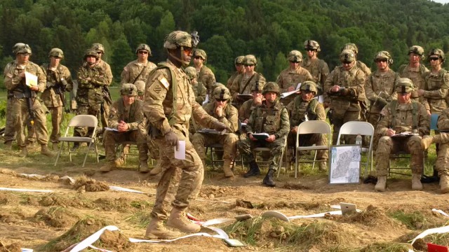 Raider Brigade conducts a combined arms rehearsal at the Joint Multinational Readiness Center.