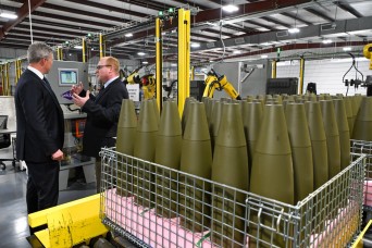 Army opens modern projectile loading facility to expand 155 mm artillery production