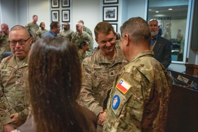 Patched In: USARSOUTH welcomes incoming deputy commanding general - interoperability