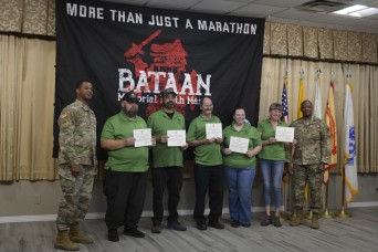 Employees recognized for Bataan Memorial Death March contributions